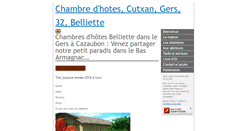 Desktop Screenshot of belliette.fr