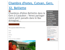 Tablet Screenshot of belliette.fr